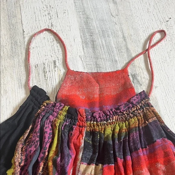Free People Painted Lines Mini Dress Size XS NWT - Picture 6 of 13